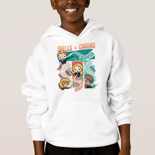 HARRY POTTER™ | CARTOON ZAUBER & CHARMS HOODIE (Vorderseite)