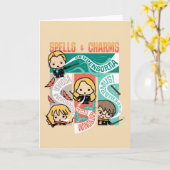 HARRY POTTER™ | CARTOON ZAUBER & CHARMS KARTE (Gelbe Blume)
