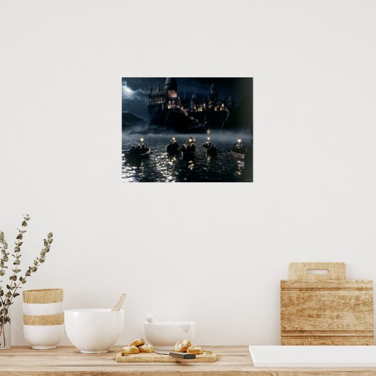 Harry Potter Castle | Ankunft in Hogwarts Poster (Küche)