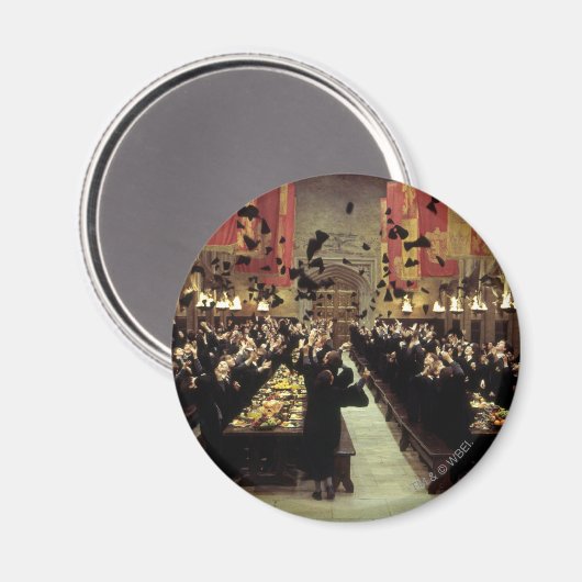 Harry Potter Castle | Die große Halle Magnet (Vorderseite/Rückseite)