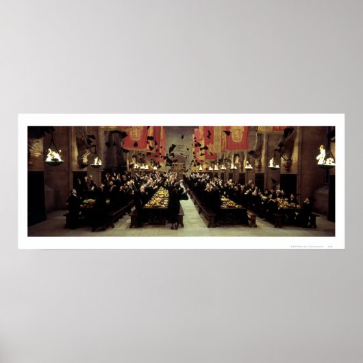 Harry Potter Castle | Die große Halle Poster (Vorne)