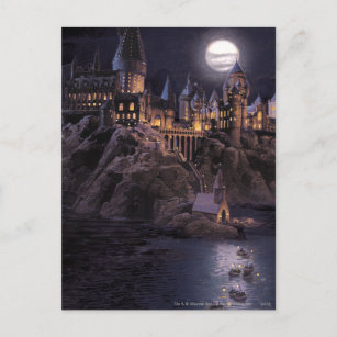 Harry Potter Castle   Great Lake to Hogwarts Postkarte