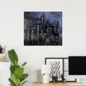 Harry Potter Castle | Großartige Hogwarts Poster (Heimbüro)
