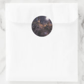 Harry Potter Castle | Großer See bis Hogwarts Runder Aufkleber (Tasche)