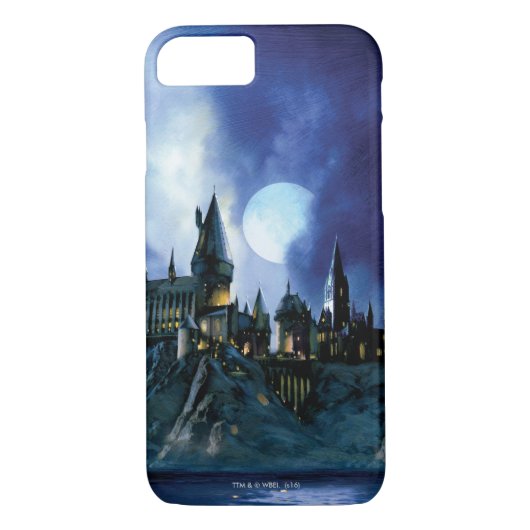 Harry Potter Castle | Hogwarts at Night Case-Mate iPhone Hülle (Rückseite)