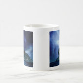 Harry Potter Castle | Hogwarts at Night Kaffeetasse (Mittel)