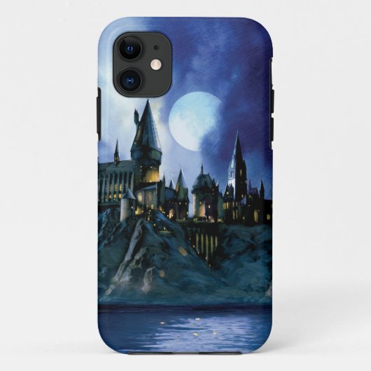 Harry Potter Castle | Hogwarts bei Nacht Case-Mate iPhone Hülle (Rückseite)
