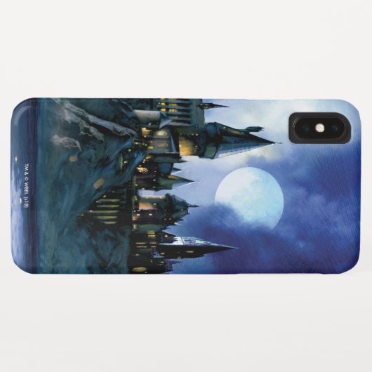 Harry Potter Castle | Hogwarts bei Nacht Case-Mate iPhone Hülle (Rückseite (Horizontal))