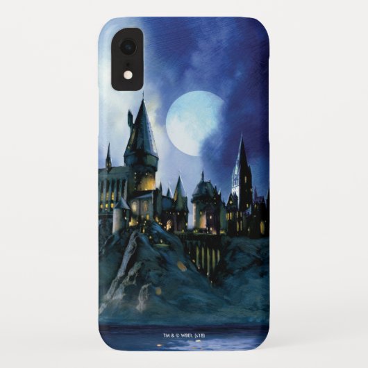 Harry Potter Castle | Hogwarts bei Nacht Case-Mate iPhone Hülle (Rückseite)