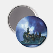 Harry Potter Castle | Hogwarts bei Nacht Magnet (Vorderseite/Rückseite)