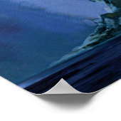 Harry Potter Castle | Hogwarts bei Nacht Poster (Ecke)