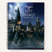 Harry Potter Castle | Moonlit Hogwarts Babydusche Notizblock (Vorderseite)