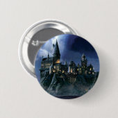Harry Potter Castle Moonlit Hogwarts Button (Vorne & Hinten)