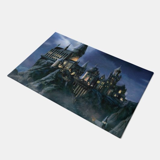 Harry Potter Castle Moonlit Hogwarts Fußmatte (Schrägansicht)