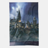 Harry Potter Castle Moonlit Hogwarts Geschirrtuch (Vertikal)