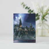 Harry Potter Castle Moonlit Hogwarts Postkarte (Stehend Vorderseite)