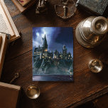 Harry Potter Castle Moonlit Hogwarts Postkarte<br><div class="desc">Learn magic with Harry Potter and friends at Hogwarts School of Witchcraft and Wizardry! This castle done in a cool painting style is just the thing for kids and other Harry Potter fans! Retro art stylings that never go out of fashion. The night may look ominous but thankfully we have...</div>