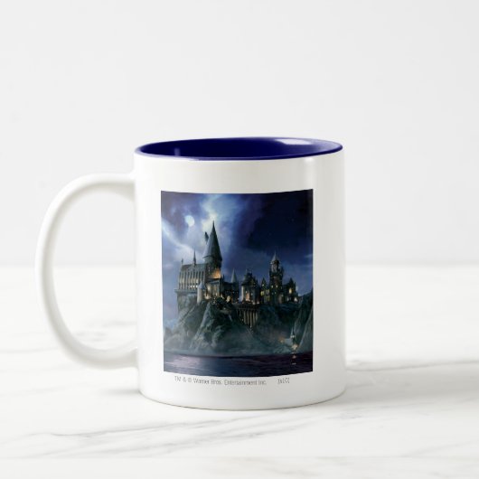 Harry Potter Castle Moonlit Hogwarts Zweifarbige Tasse (Links)