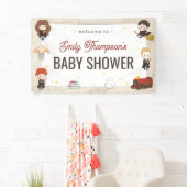 Harry Potter Character Magical Baby Shower Banner (Insitu)