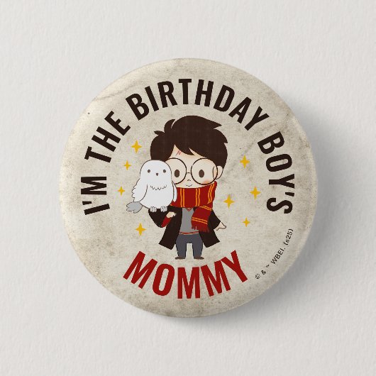 HARRY POTTER™ Charakter Magischer Geburtstagsbogen Button (Vorderseite)