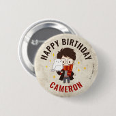 HARRY POTTER™ Charakter Magischer Geburtstagsbogen Button (Vorne & Hinten)