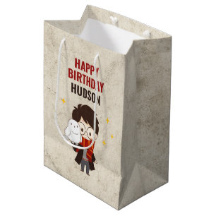 HARRY POTTER™ Charakter Magischer Geburtstagsbogen Mittlere Geschenktüte