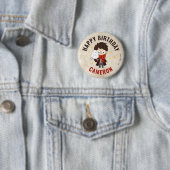 HARRY POTTER™ Charakter Magischer Pfeil Geburtstag Button (Beispiel)