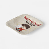 HARRY POTTER™ Charakter Magischer Pfeil Geburtstag Pappteller (Gewinkelt)