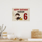 HARRY POTTER™ Charakter Magischer Pfeil Geburtstag Poster (Küche)