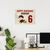 HARRY POTTER™ Charakter Magischer Pfeil Geburtstag Poster (Heimbüro)
