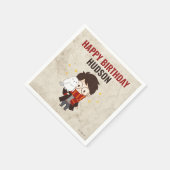 HARRY POTTER™ Charakter Magischer Pfeil Geburtstag Serviette (Ecke)