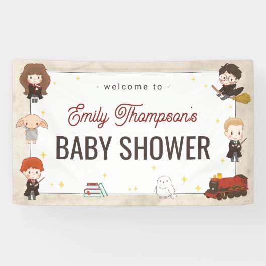 Harry-Potter-Charakter-Zauberhafte Babyparty Banner (Horizontal)