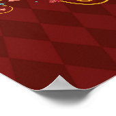 Harry Potter | Charmantes GRYFFINDOR™ Wappen Poster (Ecke)