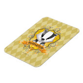 Harry Potter | Charmantes HUFFLEPUFF™ Wappen Magnet (Linke Seite)