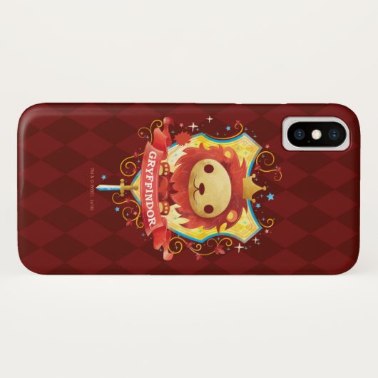 Harry Potter | Charming GRYFFINDOR™ Crest Case-Mate iPhone Hülle (Rückseite (Horizontal))