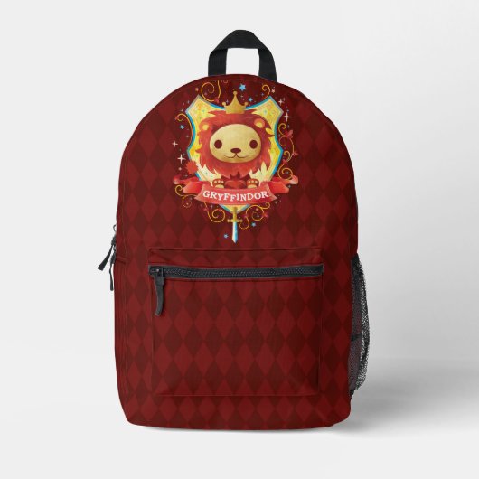 Harry Potter | Charming GRYFFINDOR™ Wappen Bedruckter Rucksack (Vorderseite)