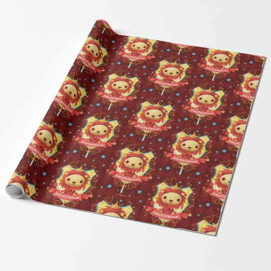 Harry Potter | Charming GRYFFINDOR™ Wappen Geschenkpapier (Ungerollt)