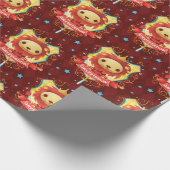 Harry Potter | Charming GRYFFINDOR™ Wappen Geschenkpapier (Ecke)