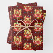 Harry Potter | Charming GRYFFINDOR™ Wappen Geschenkpapier Set (Beispiel)