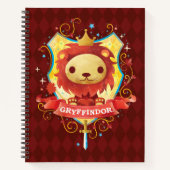 Harry Potter | Charming GRYFFINDOR™ Wappen Notizblock (Vorderseite)