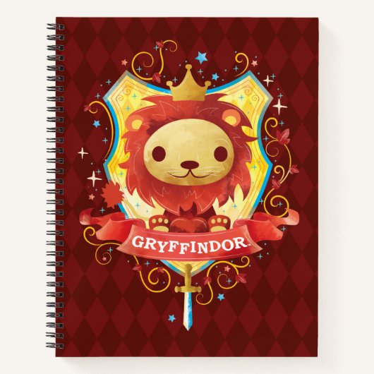Harry Potter | Charming GRYFFINDOR™ Wappen Notizblock (Vorderseite)
