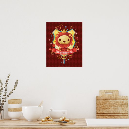 Harry Potter | Charming GRYFFINDOR™ Wappen Poster (Küche)