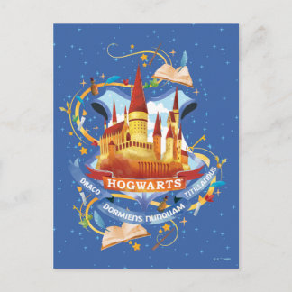 Harry Potter | Charming HOGWARTS™ Castle Postkarte