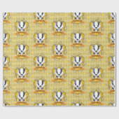 Harry Potter | Charming HUFFLEPUFF™ Wappen Geschenkpapier (Flach)