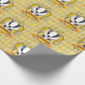 Harry Potter | Charming HUFFLEPUFF™ Wappen Geschenkpapier (Ecke)