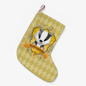 Harry Potter | Charming HUFFLEPUFF™ Wappen Kleiner Weihnachtsstrumpf (Vorderansicht (hängend))
