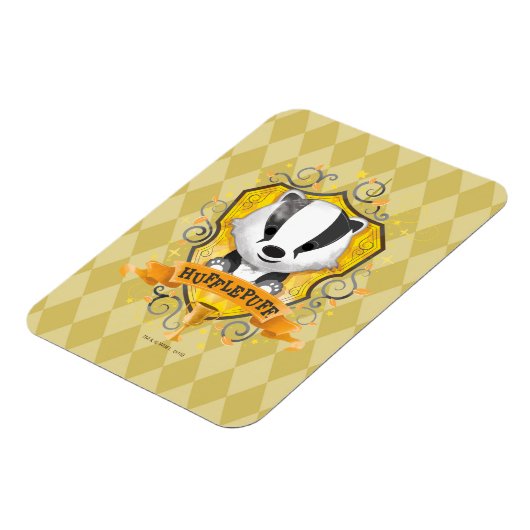 Harry Potter | Charming HUFFLEPUFF™ Wappen Magnet (Linke Seite)