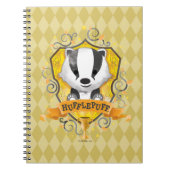 Harry Potter | Charming HUFFLEPUFF™ Wappen Notizblock (Vorderseite)