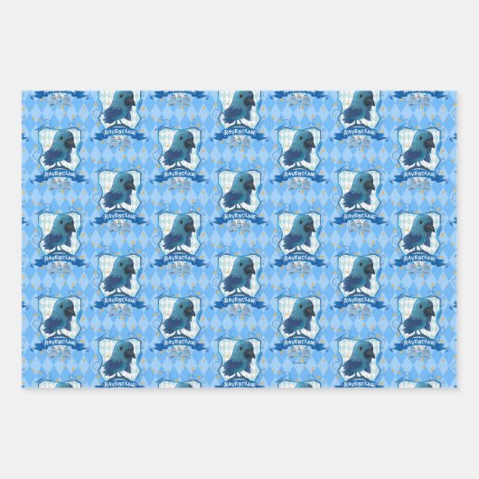 Harry Potter | Charming RAVENCLAW™ Wappen Geschenkpapier Set (Vorderseite)