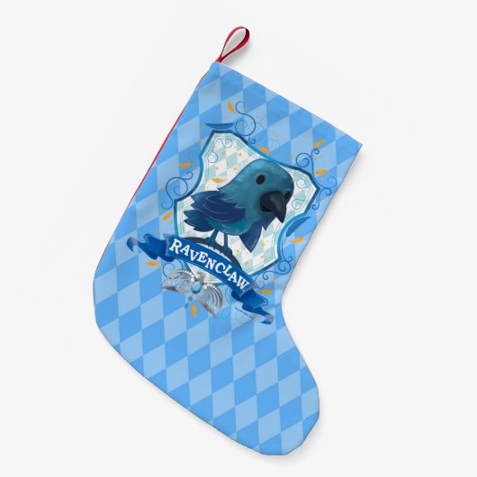 Harry Potter | Charming RAVENCLAW™ Wappen Kleiner Weihnachtsstrumpf (Vorderansicht (hängend))